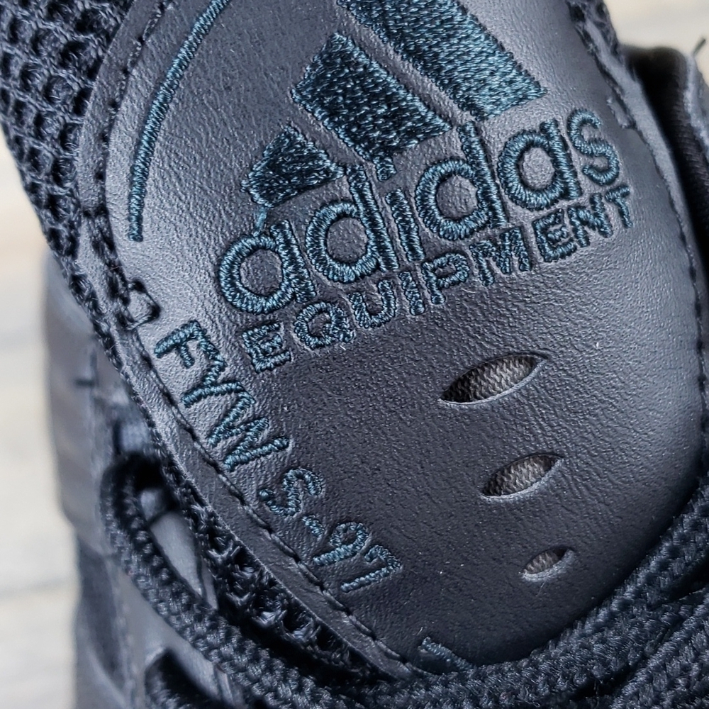 adidas Men's FYW Originals Triple Black Torsion Sneakers - Picture 9 of 9